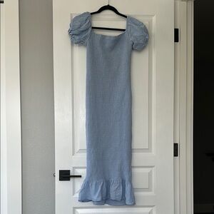 Baltic Born Textured Light Blue Dress